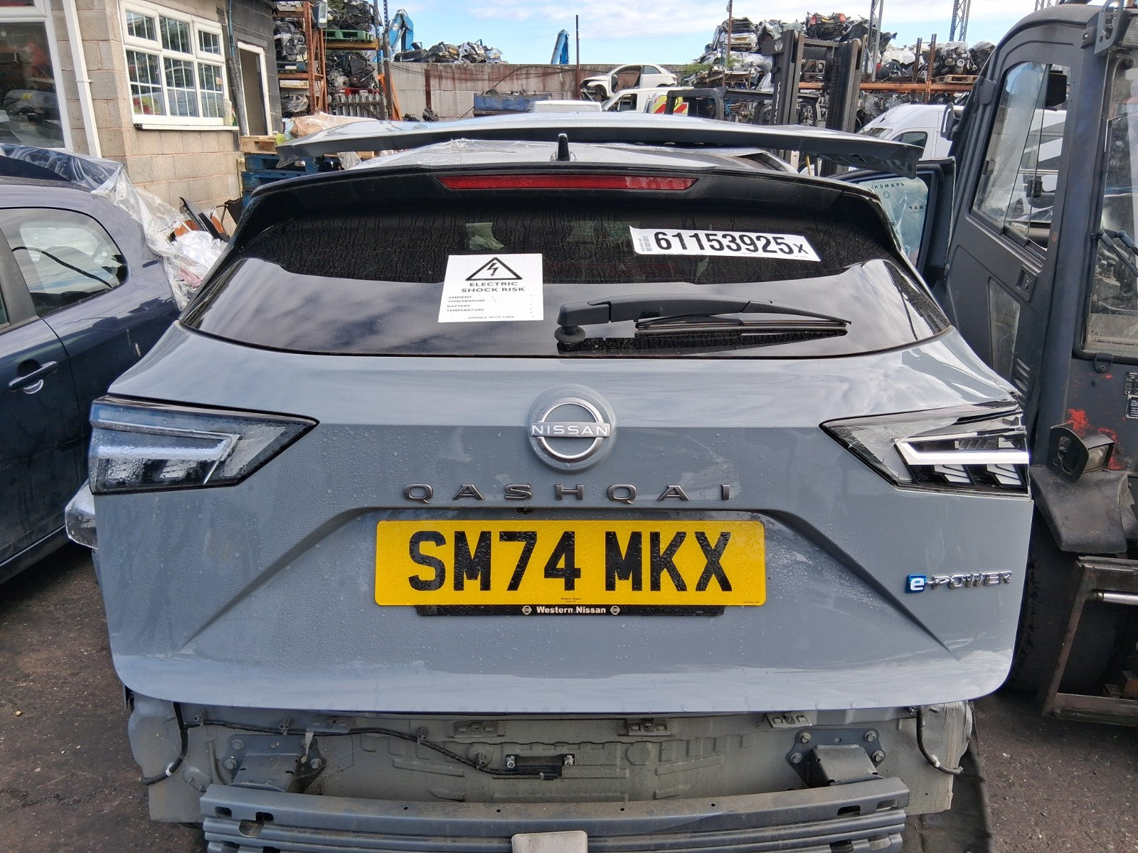 2024 NISSAN QASHQAI J12 MK3 BARE TAILGATE BOOTLID GREY