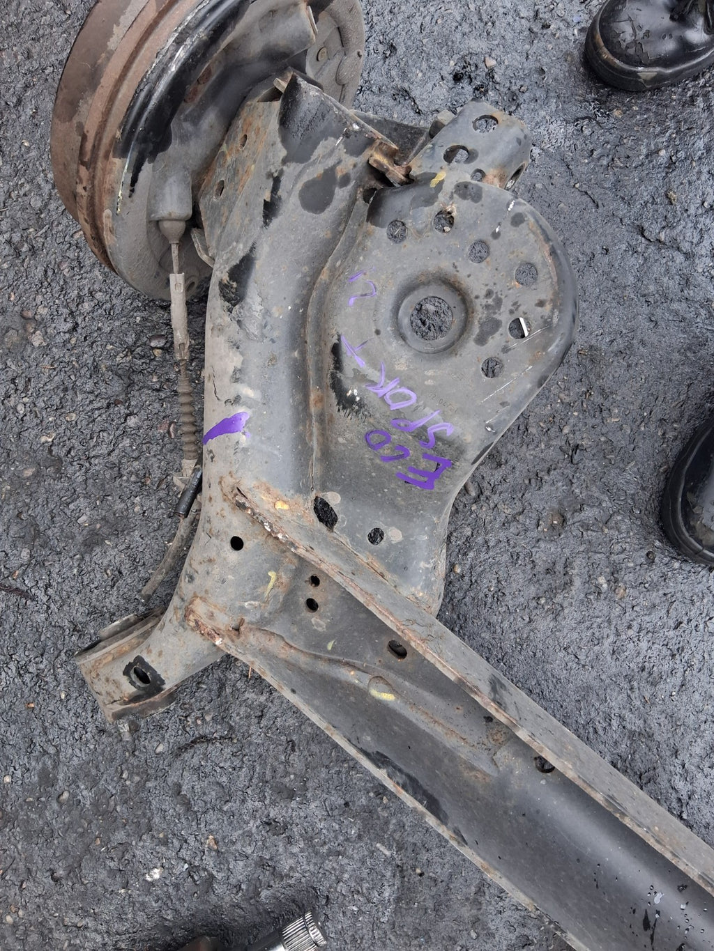 2021 FORD ECOSPORT MK2 1.0 PETROL REAR AXLE DISC TYPE