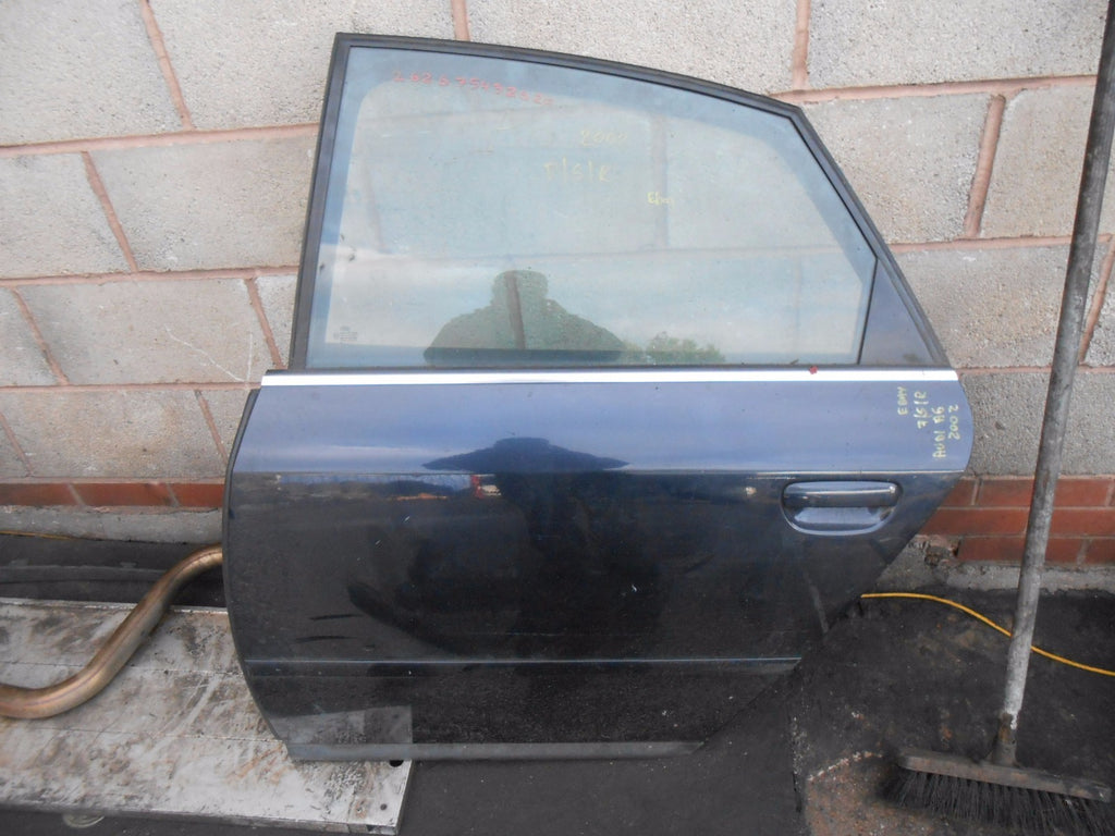 1997 - 2002 AUDI A6 C5 4B SALOON NSR PASSENGER SIDE REAR DOOR COMPLETE BLUE