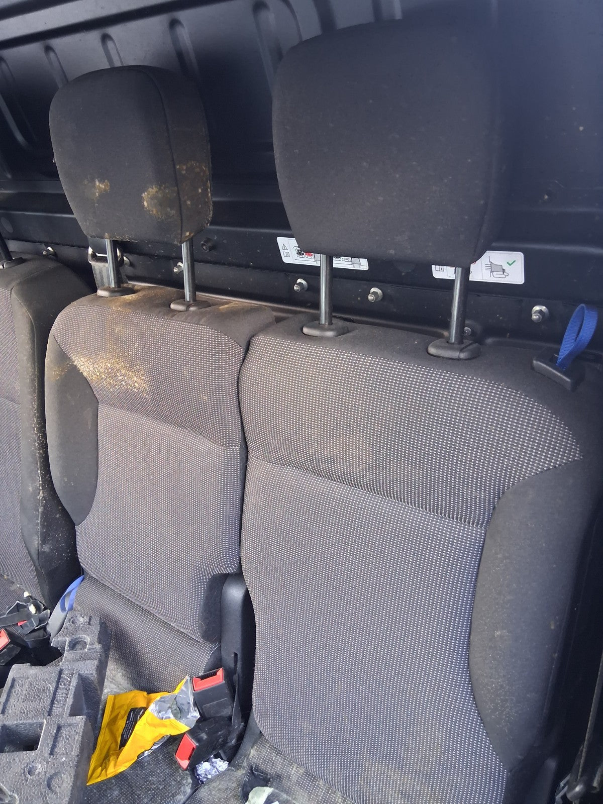 2024 CITROEN BERLINGO MK3 K9 NSF PASSENGER SIDE FRONT LEFT FABRIC COMPLETE SEAT