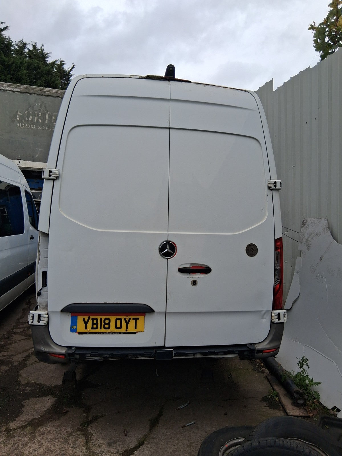 2018 MERCEDES BENZ SPRINTER W907 2.1 DIESEL SLAM PANEL ONLY A9078800900