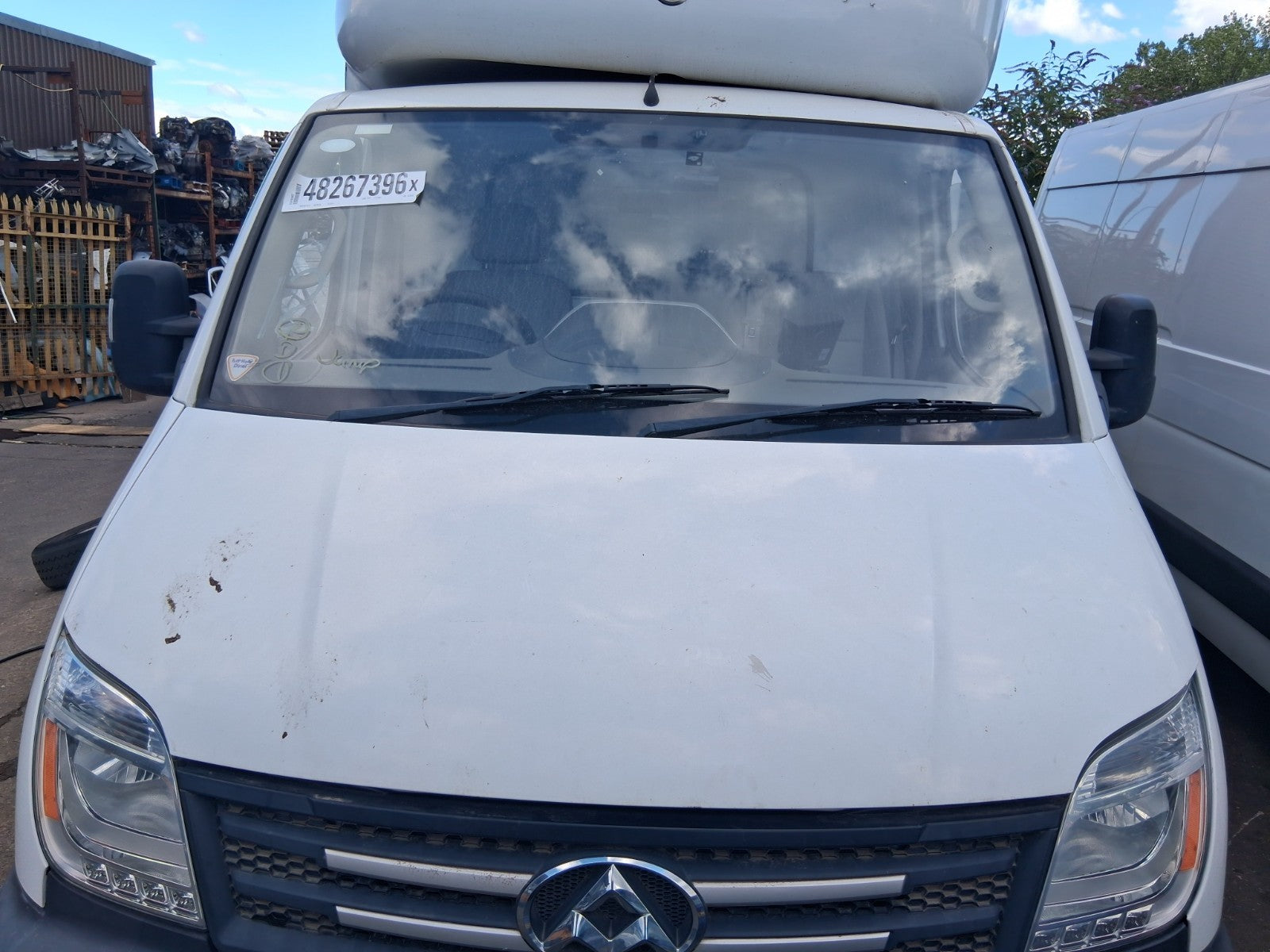 2020 SAIC LDV V80 FRONT BONNET HOOD PANEL WHITE