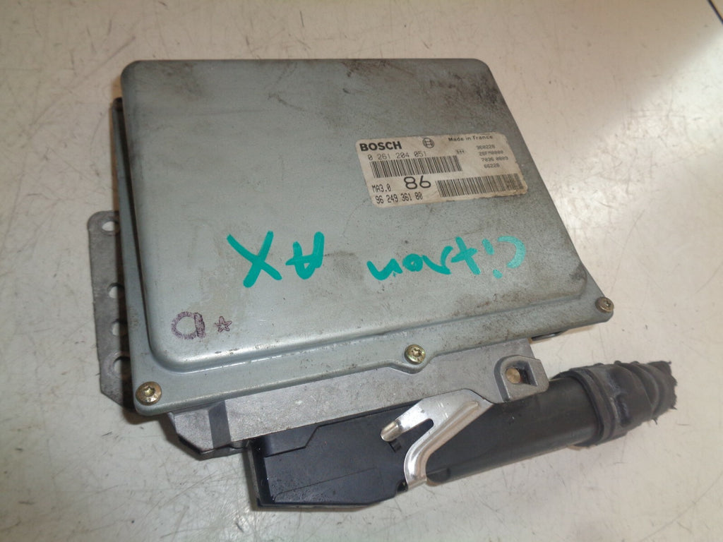 CITROEN AX 1995 1.0 PETROL ECU ENGINE CONTROL MODULE UNIT 9624936180