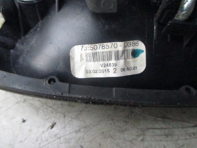 2015 PEUGEOT BIPPER OSR DRIVERS SIDE REAR DOOR HANDLE 242559
