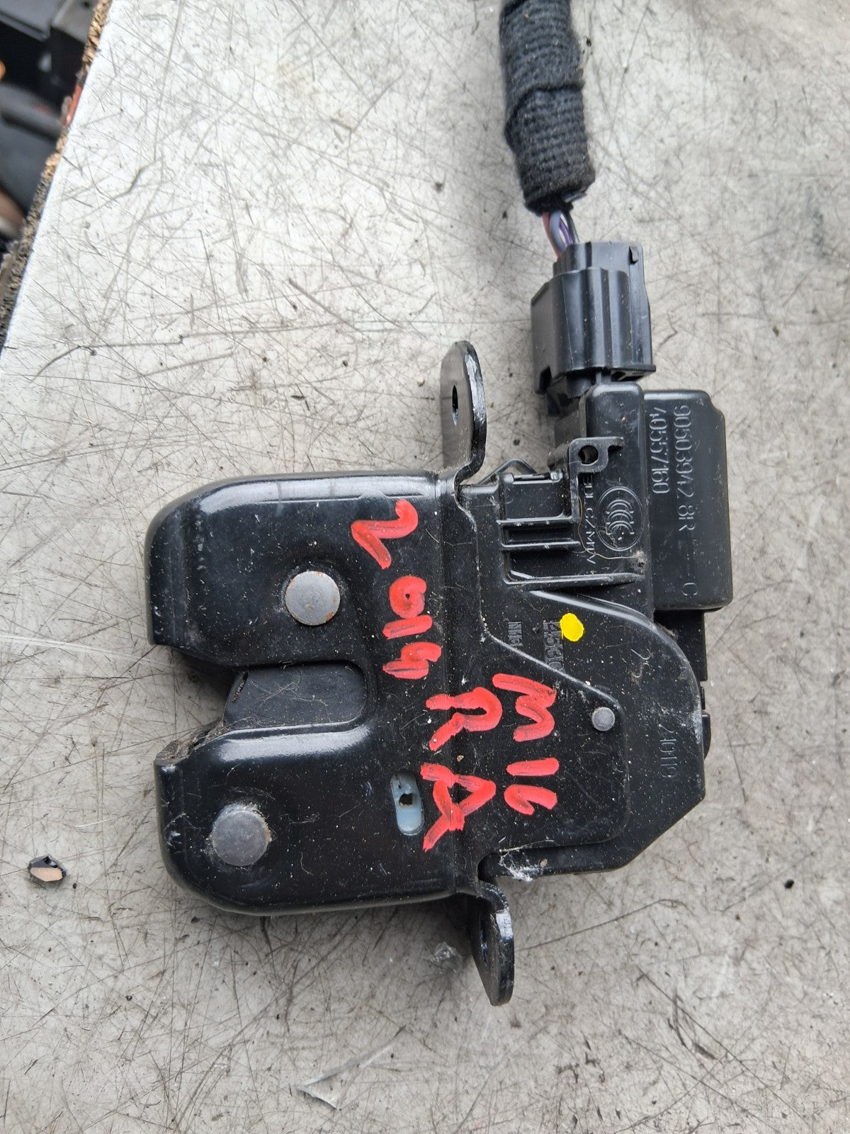 2019 NISSAN MICRA K14 REAR TAILGATE BOOTLID BOOT LOCK MECHANISM