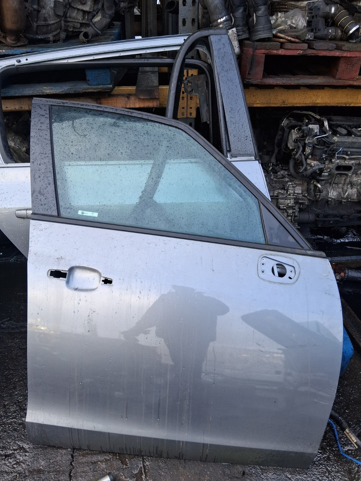 2017 VAUXHALL ZAFIRA C TOURER OSF DRIVER SIDE FRONT RIGHT BARE DOOR GREY