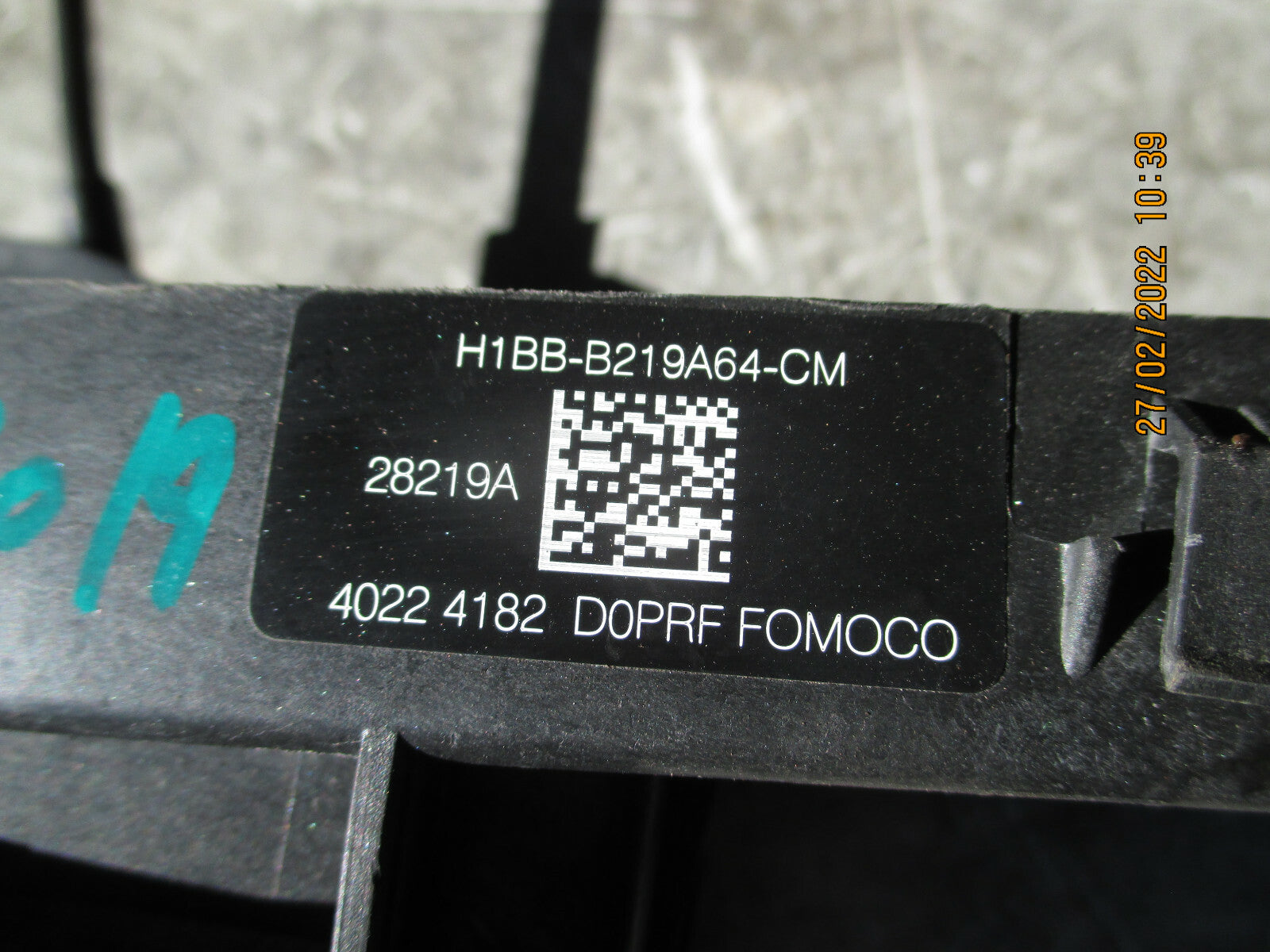 FORD FIESTA 2019 MK8 OSF FRONT DRIVER SIDE DOOR LOCK MECHANISM H1BBB219A64