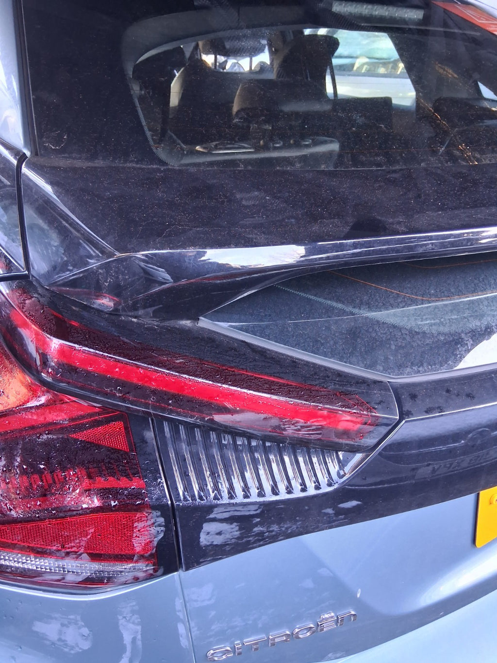 2023 CITROEN C4 MK3 NSR PASSENGER SIDE REAR LEFT INNER TAIL LIGHT