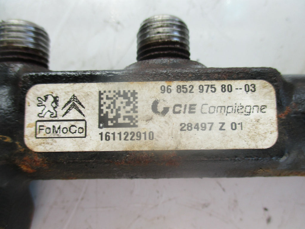 PEUGEOT 208 1.6 HDI FUEL INJECTOR RAIL PIPE 9685297580