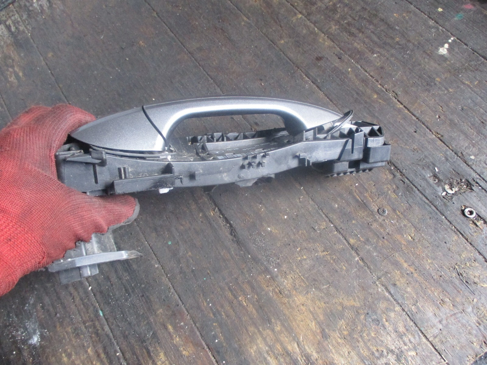 MERCEDES BENZ C CLASS 2014 NSF PASSENGER SIDE FRONT DOOR HANDLE 617107600D