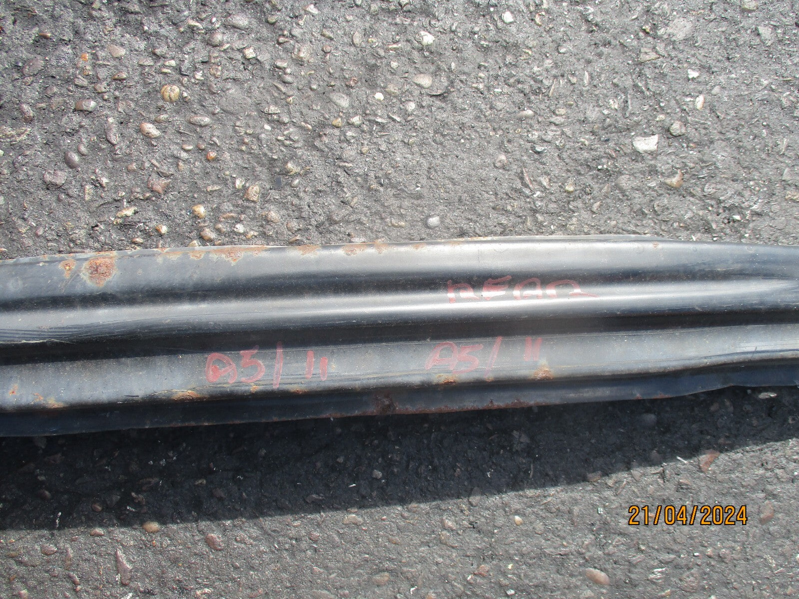 AUDI A5 8T 2011 COUPE REAR BUMPER SUPPORT REINFORCEMENT CRASH BAR