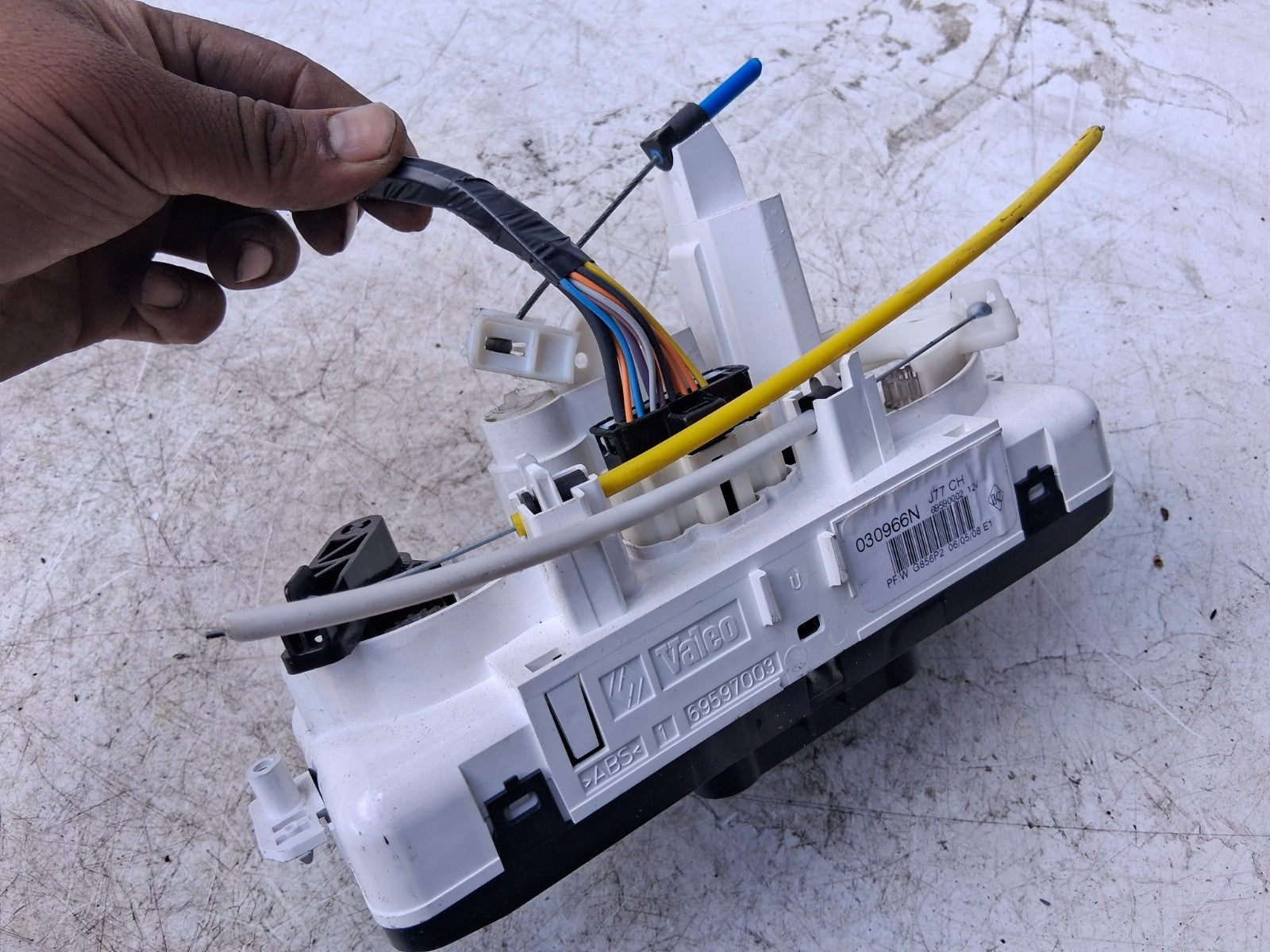2008 RENAULT CLIO MK3 HEATER CONTROL CLIMATE PANEL