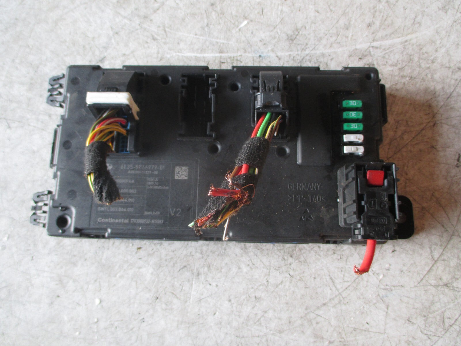 BMW F30 3 SERIES 2017 BODY CONTROL ECU MODULE 9866979
