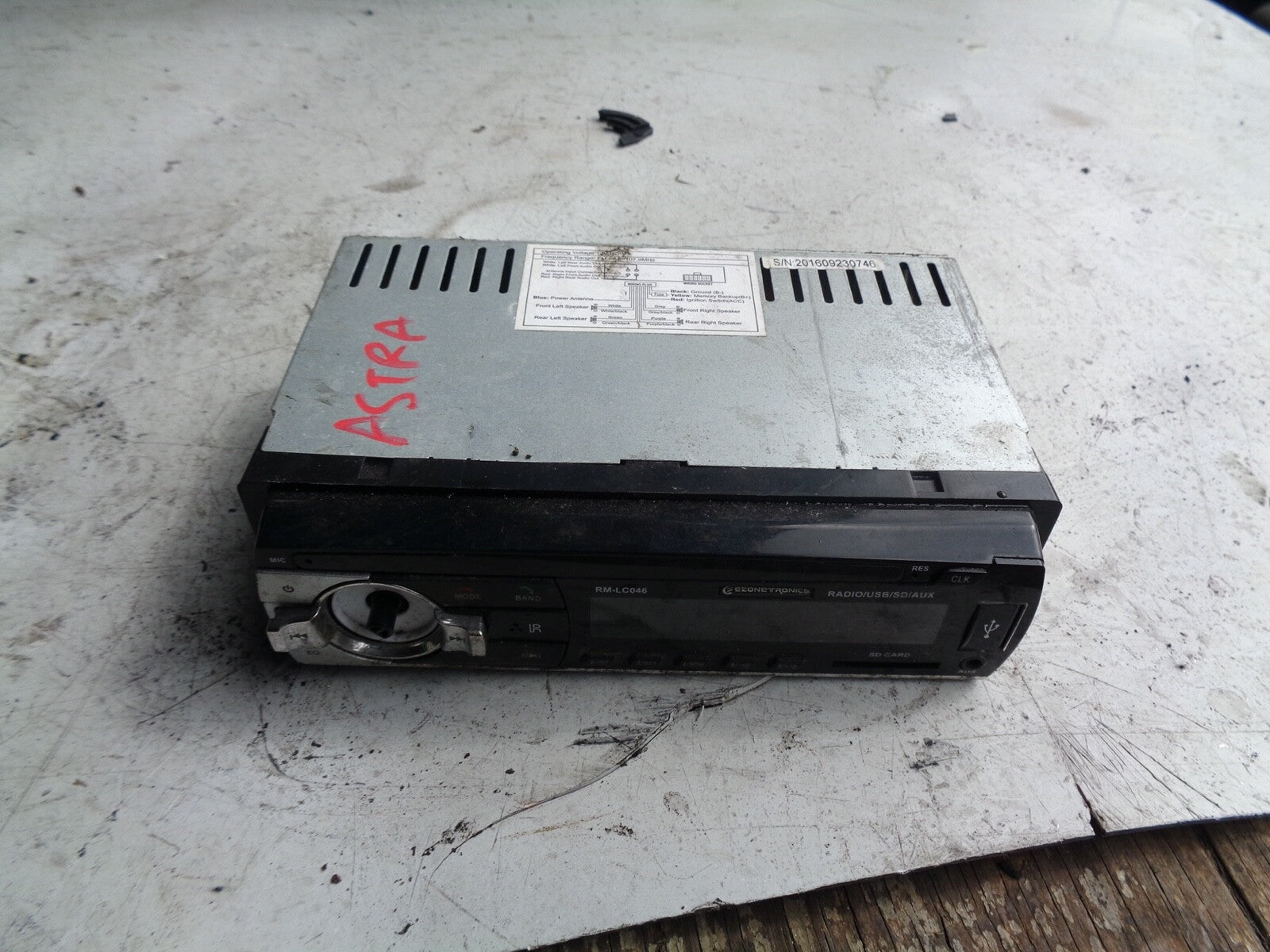 VAUXHALL ASTRA STEREO UNIT