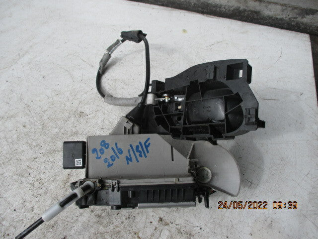 PEUGEOT 208 2016 NSF FRONT PASSENGER SIDE DOOR LOCK MECHANISM 9812500980
