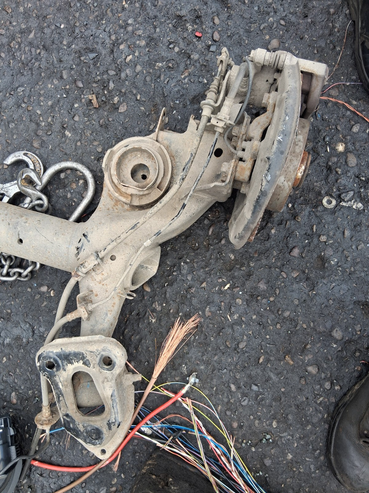 2016 VAUXHALL CORSA E REAR AXLE BEAM DISC TYPE