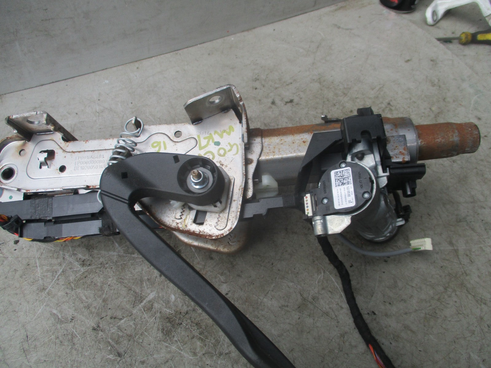 2017 VOLKSWAGEN GOLF MK7 STEERING COLUMN 5Q0905865