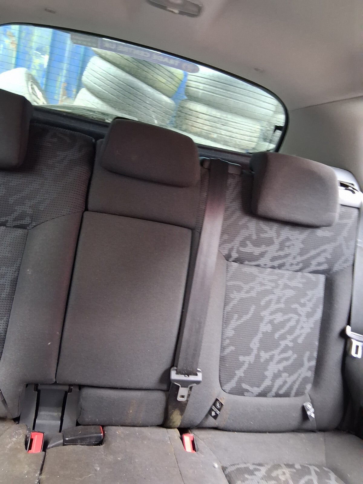 2012 PEUGEOT 3008 MK1 REAR BACK SEAT CENTER CONSOLE BENCH SEAT COMPLETE FABRIC