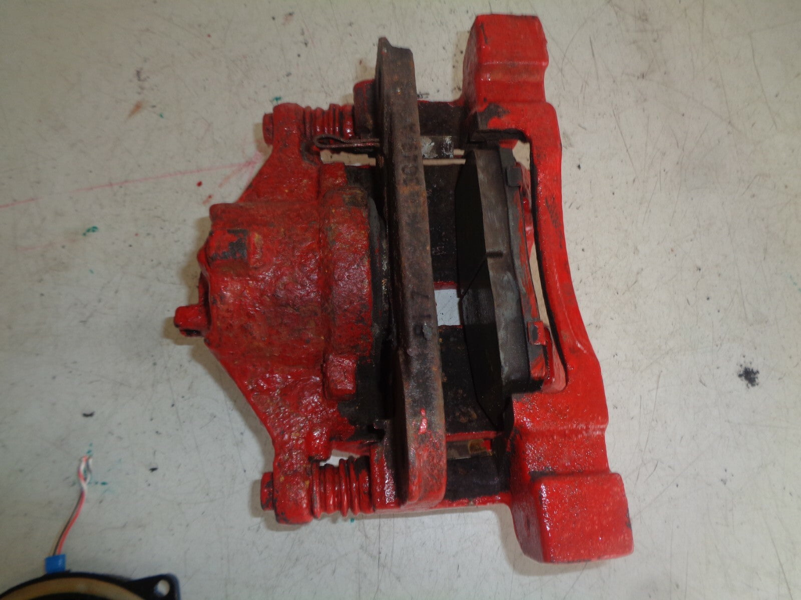 HONDA CIVIC R TYPE 2005 2.0 MANUAL OS DRIVER SIDE BRAKE CALIPER RED