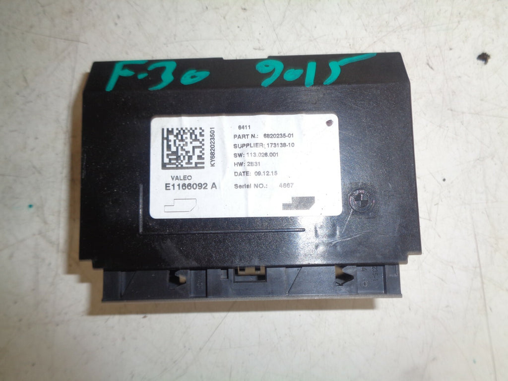 BMW 3 SERIES F30 2015 AIR CONDITIONING CONTROL MODULE 6820235