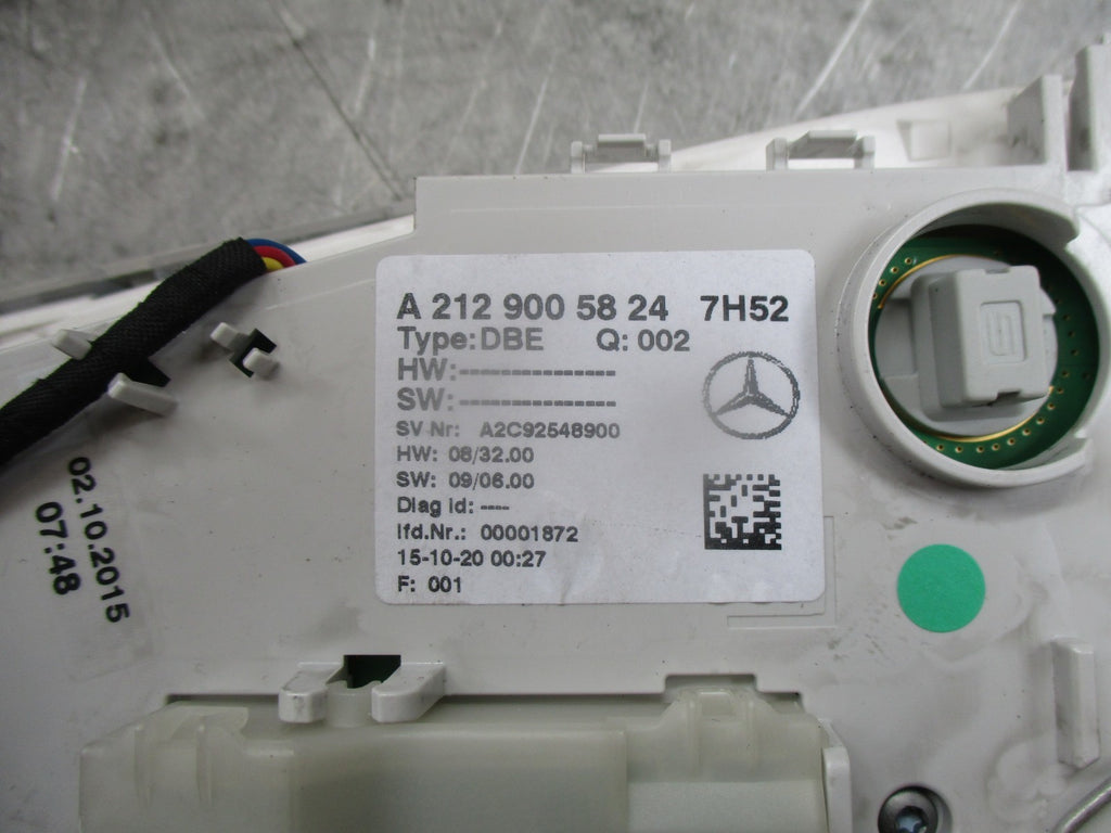 MERCEDES E CLASS W212 E220 INTERIOR ROOF CEILING MAP LIGHT A0009054903