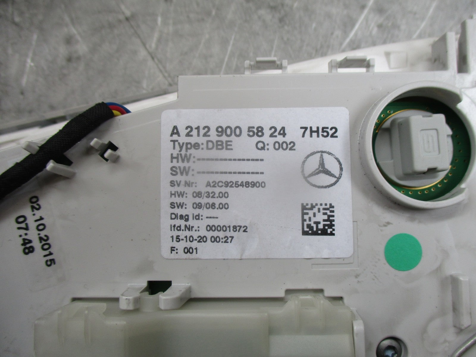 MERCEDES E CLASS W212 E220 INTERIOR ROOF CEILING MAP LIGHT A0009054903