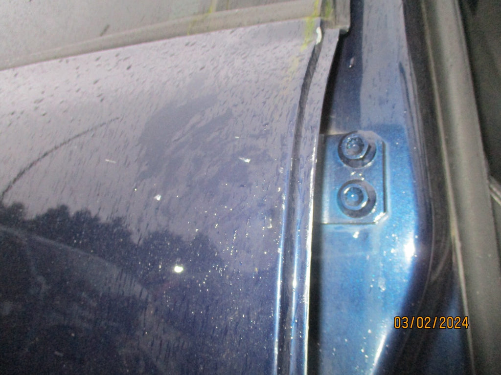 FIAT PANDA 319 2017 OSR DRIVER SIDE REAR BARE DOOR MEDITERRANEAN BLUE 567/A