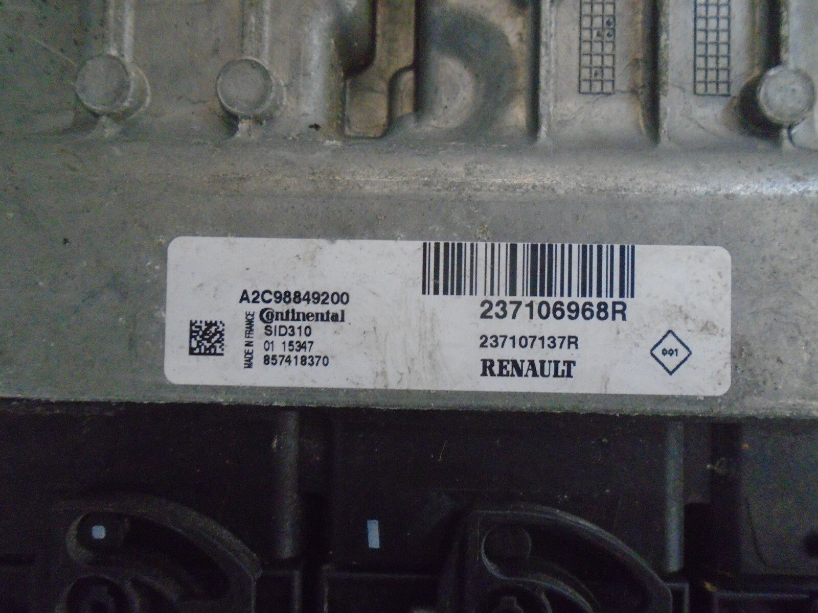 DACIA DUSTER 2016 MK1 ENGINE CONTROL MODULE 237106968