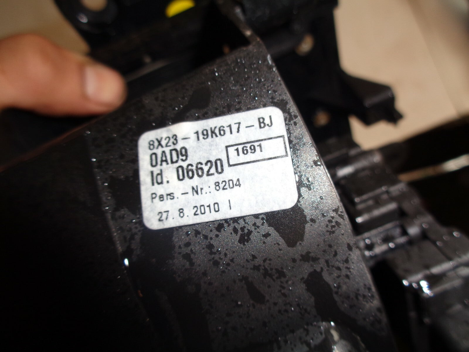 JAGUAR XF 3.0 D 2010 OS FRONT DRIVER SIDE DASHBOARD AIR VENT 8X2014A23BJ