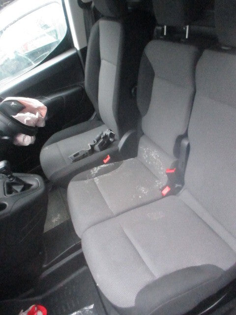 2021 PEUGEOT PARTNER MK3 K9 NS PASSENGER SIDE COMPLETE TWIN SEAT FABRIC