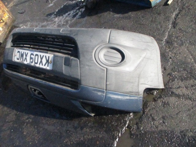 PEUGEOT PARTNER MK2 2009 FRONT COMPLETE BUMPER BLUE