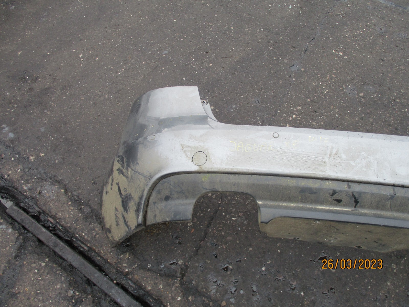 JAGUAR XE 2017 SALOON REAR COMPLETE BUMPER GREY