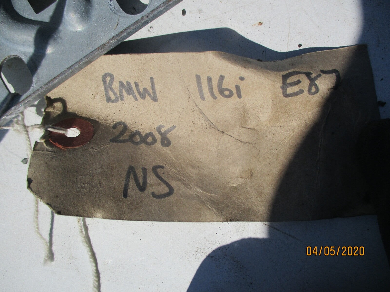 BMW 1 SERIES E87 PASSENGER NEAR SIDE DASHBOARD SAFETYBAG 396982860045
