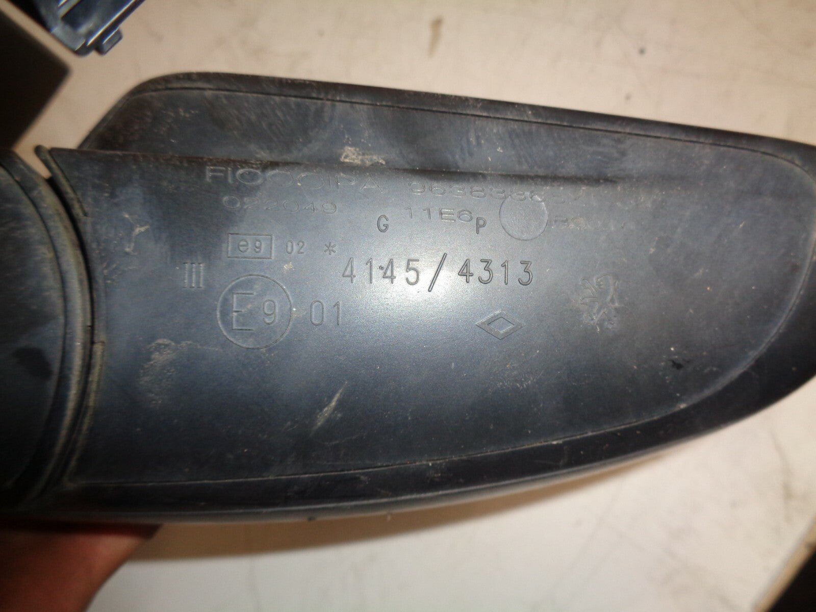 PEUGEOT 307 2006 OS DRIVER SIDE FRONT WING ELECTRIC MIRROR BLACK