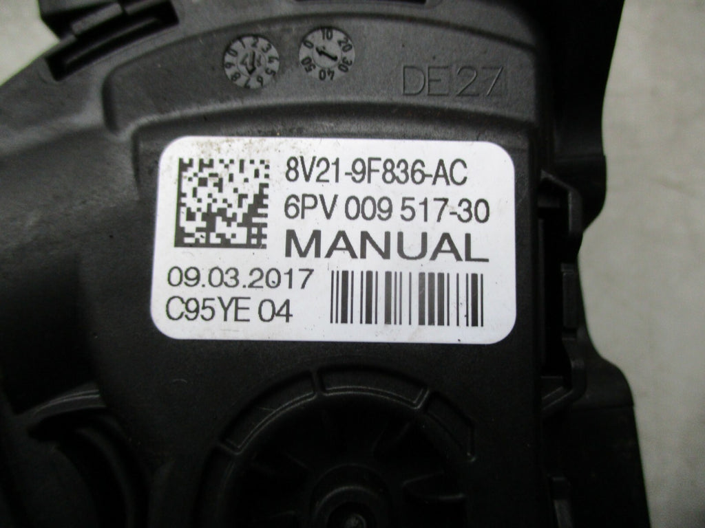 FORD FIESTA MK7 1.25 2017 ELECTRONIC ACCELERATOR THROTTLE PEDAL 8V21-9F836-AC