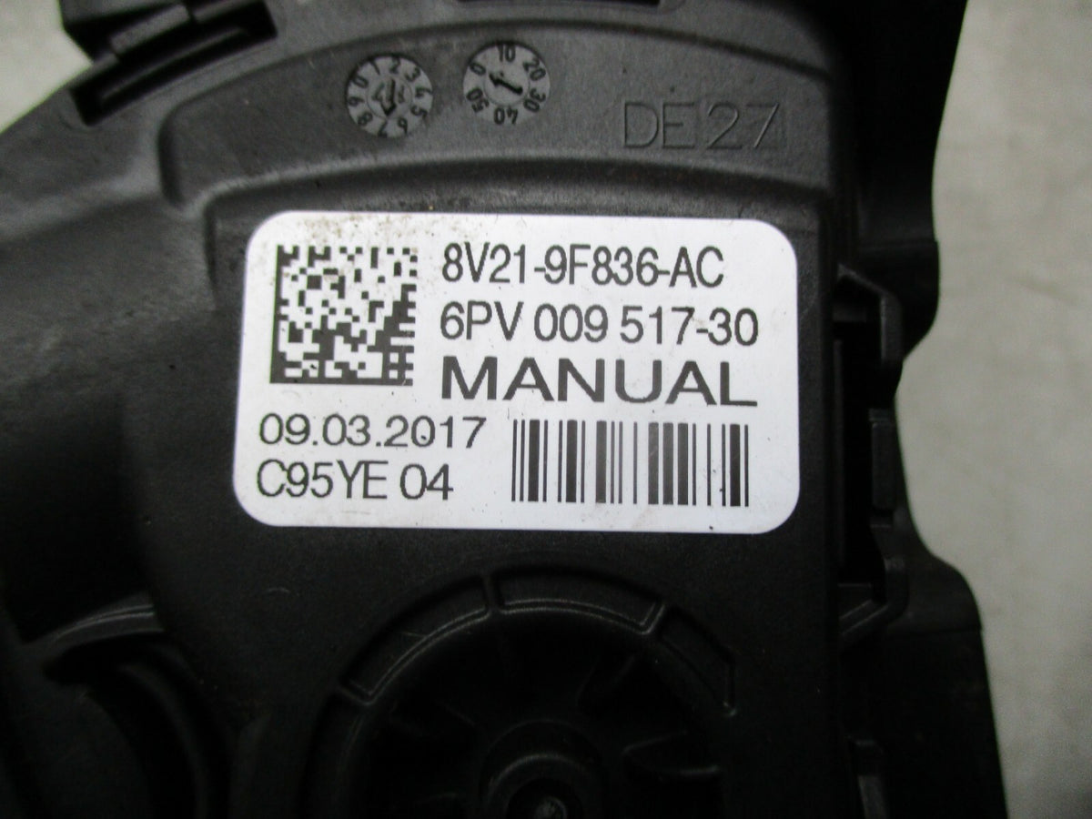 FORD FIESTA MK7 1.25 2017 ELECTRONIC ACCELERATOR THROTTLE PEDAL 8V21-9F836-AC