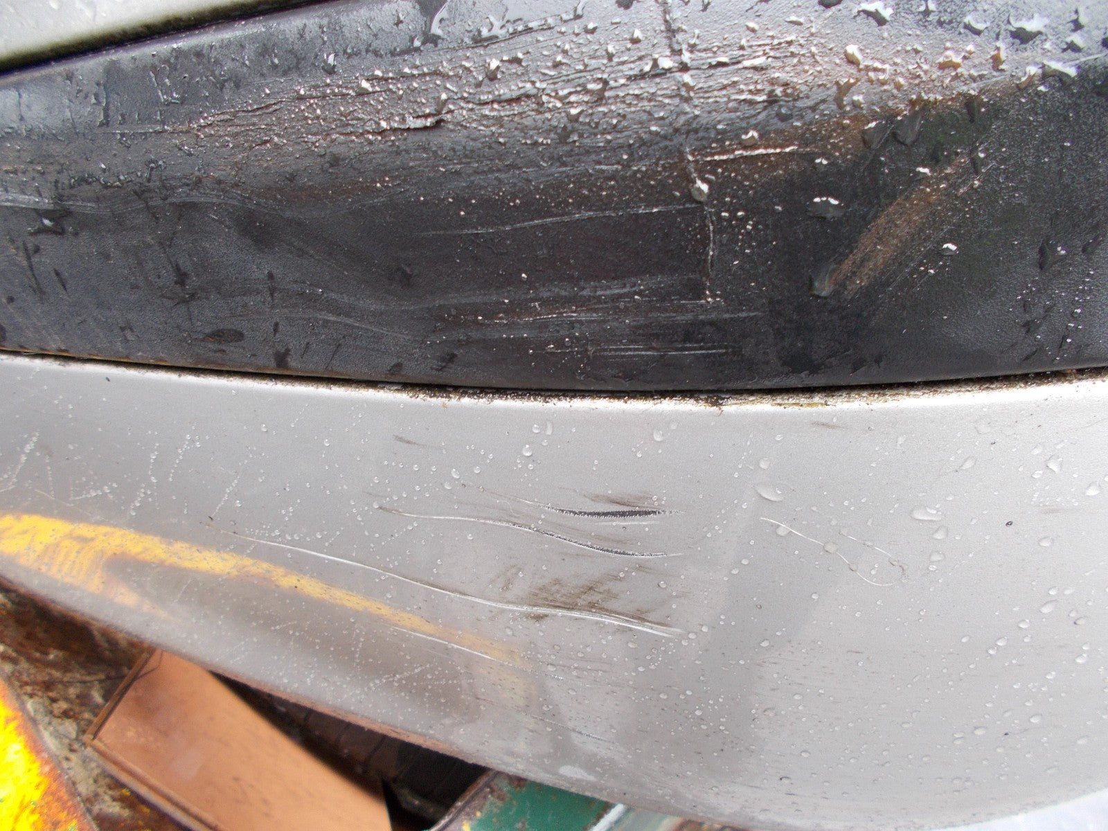 2006 HYUNDAI ELANTRA CDX CRTD 2.0 REAR BUMPER COMPLETE SILVER