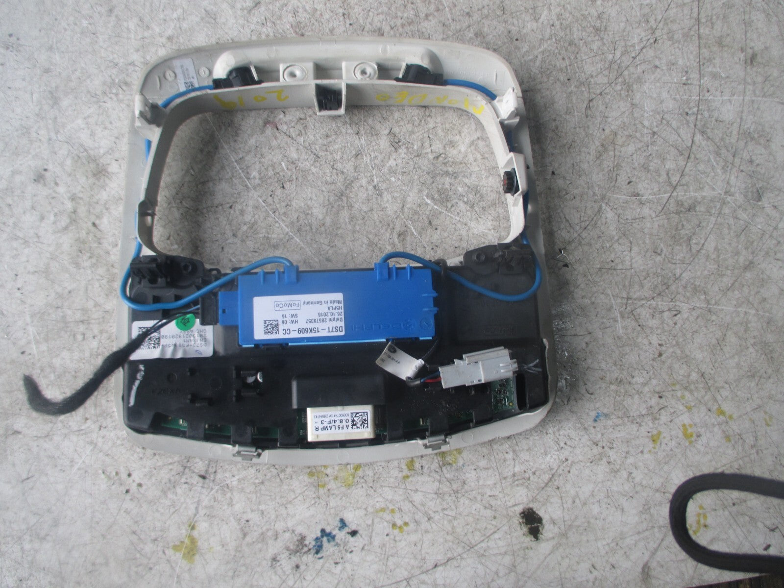 FORD MONDEO MK5 2019 INTERIOR ROOF READING LIGHT FRONT PANEL DS7T15K609