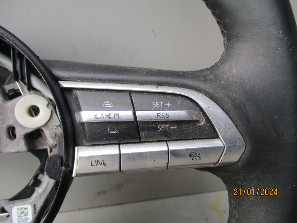 MAZDA 3 MK4 2020 MULTIFUNCTION LEATHER STEERING WHEEL CONTROLS