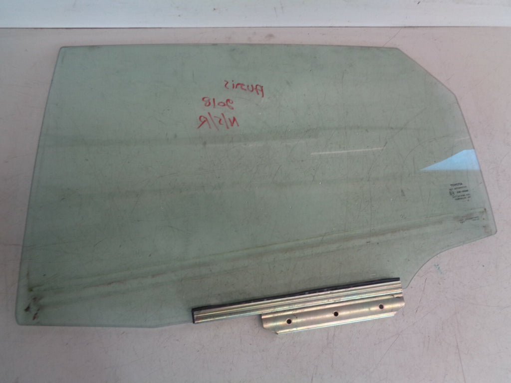 TOYOTA AURIS MK2 E180 2018 NSR PASSENGER SIDE REAR DOOR WINDOW GLASS