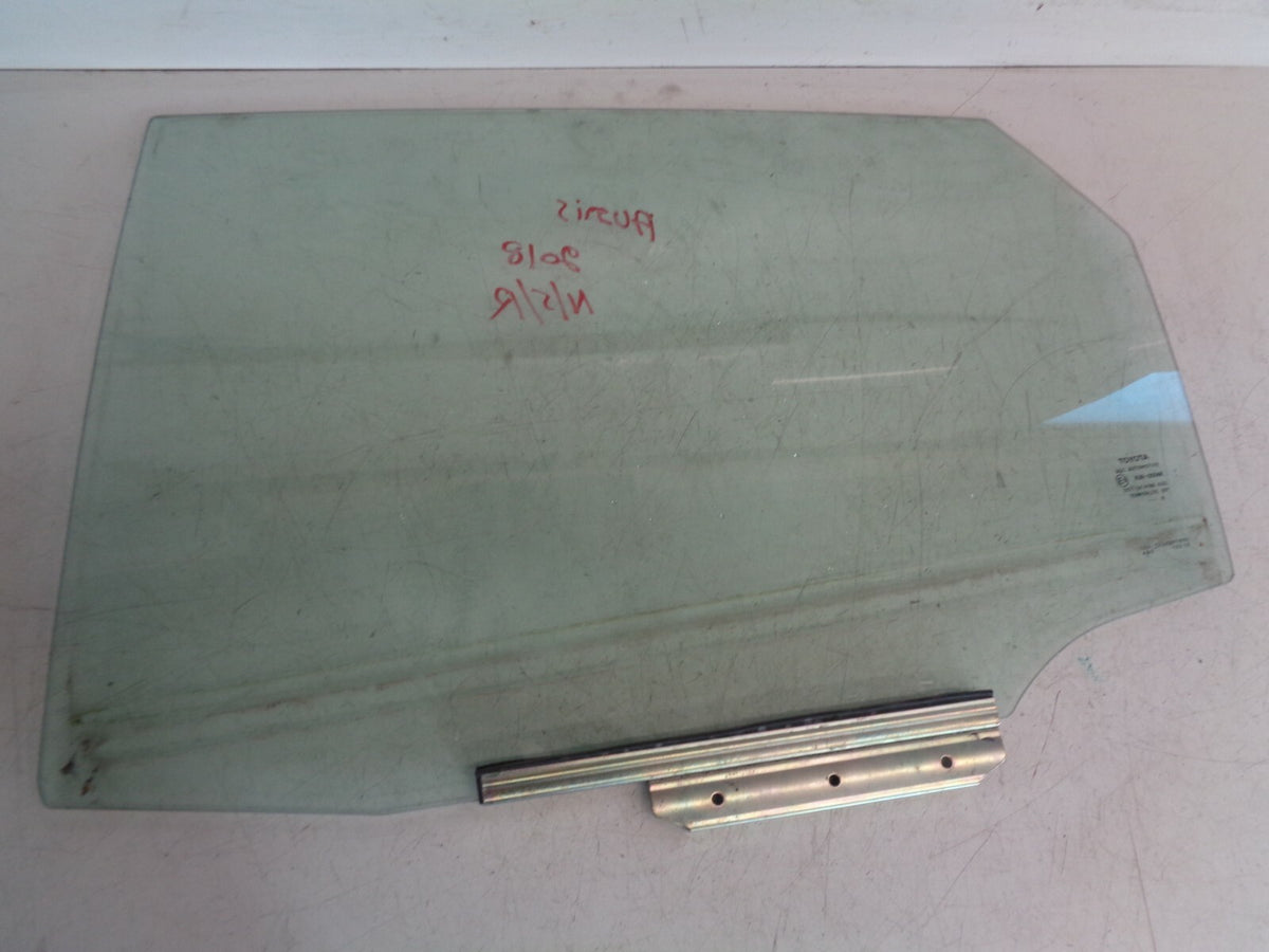 TOYOTA AURIS MK2 E180 2018 NSR PASSENGER SIDE REAR DOOR WINDOW GLASS
