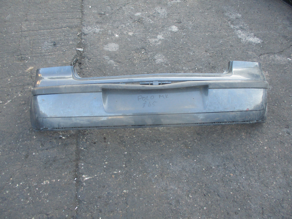 VW VOLKSWAGEN POLO 9N MK4 HATCHBACK REAR BUMPER DARK GREY