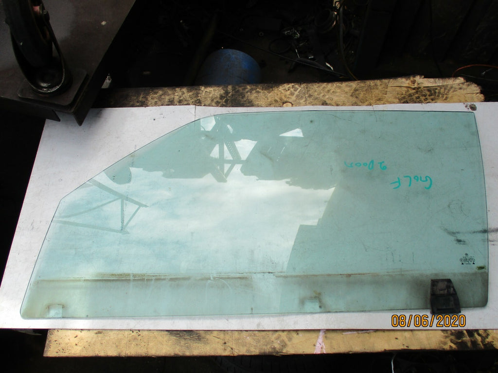 VOLKSWAGEN GOLF CABRIO MK3 1998 NSF PASSENGER FRONT DOOR WINDOW GLASS 43R-001413