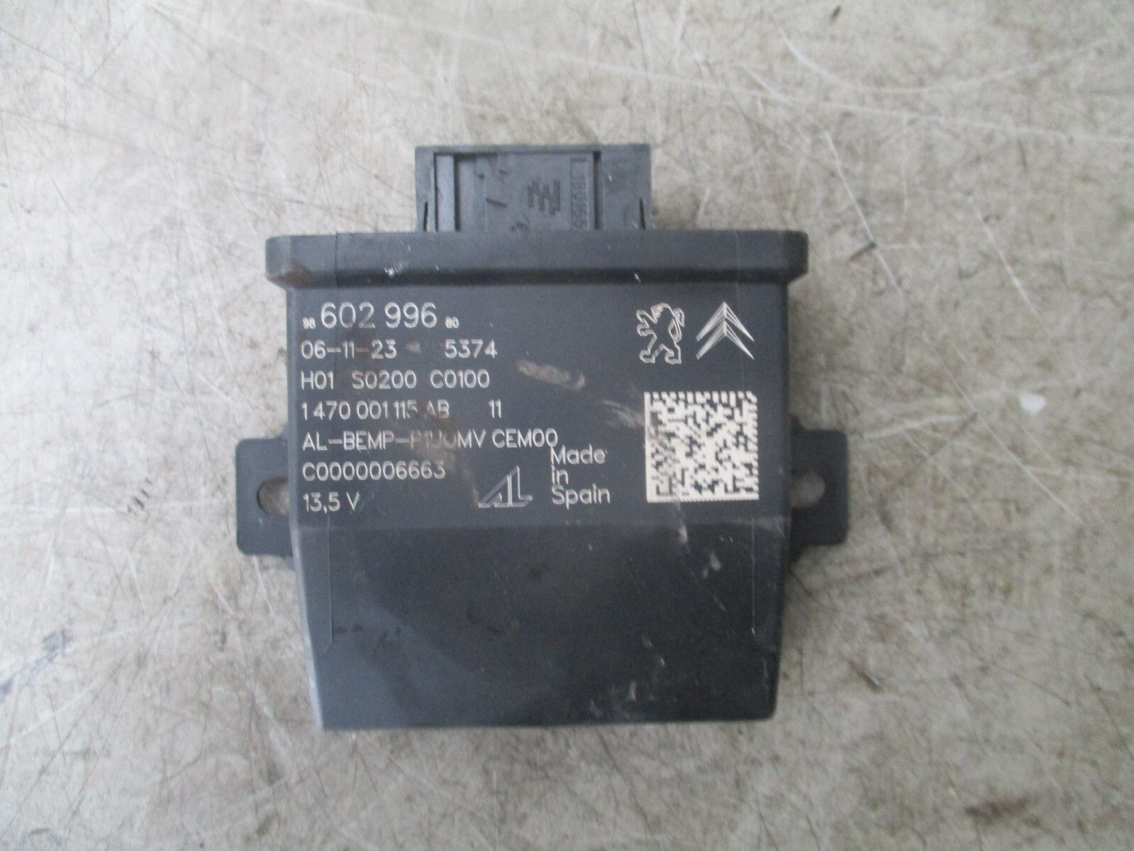 2023 VAUXHALL GRANDLAND HCM HEADLIGHT CONTROL MODULE UNIT 9860299680