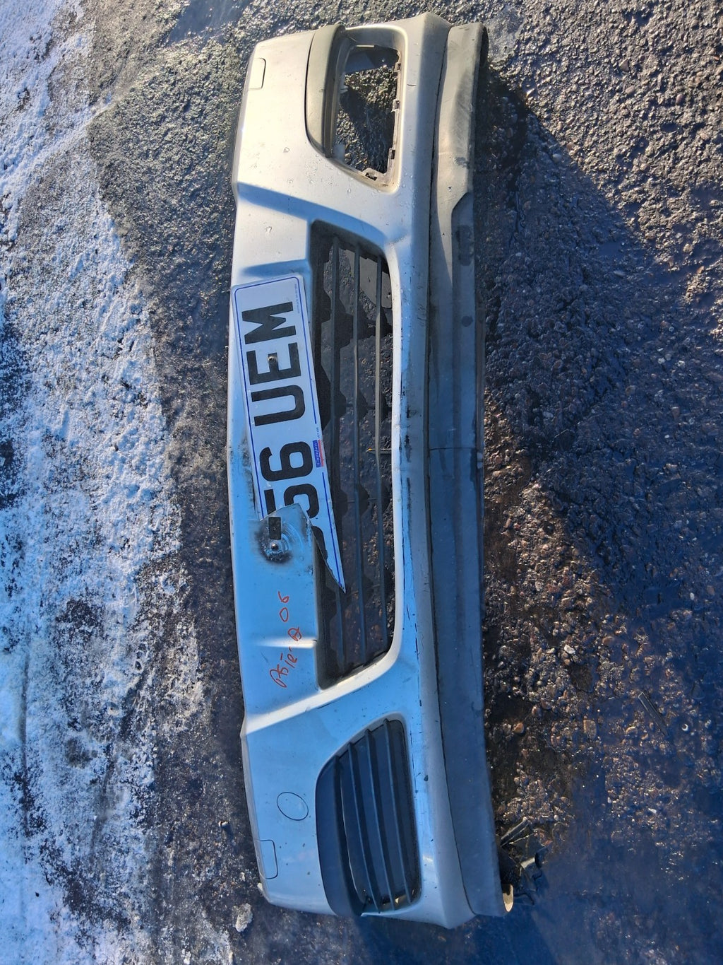 VAUXHALL ASTRA H 2006 5 DOOR FRONT BUMPER FOG LIGHT SILVER
