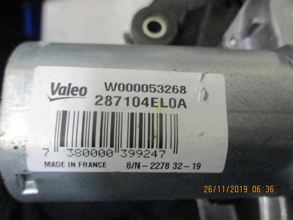 NISSAN QASHQAI J11 2018 REAR BACK TAILGATE BOOT WIPER MOTOR 287104EL0A