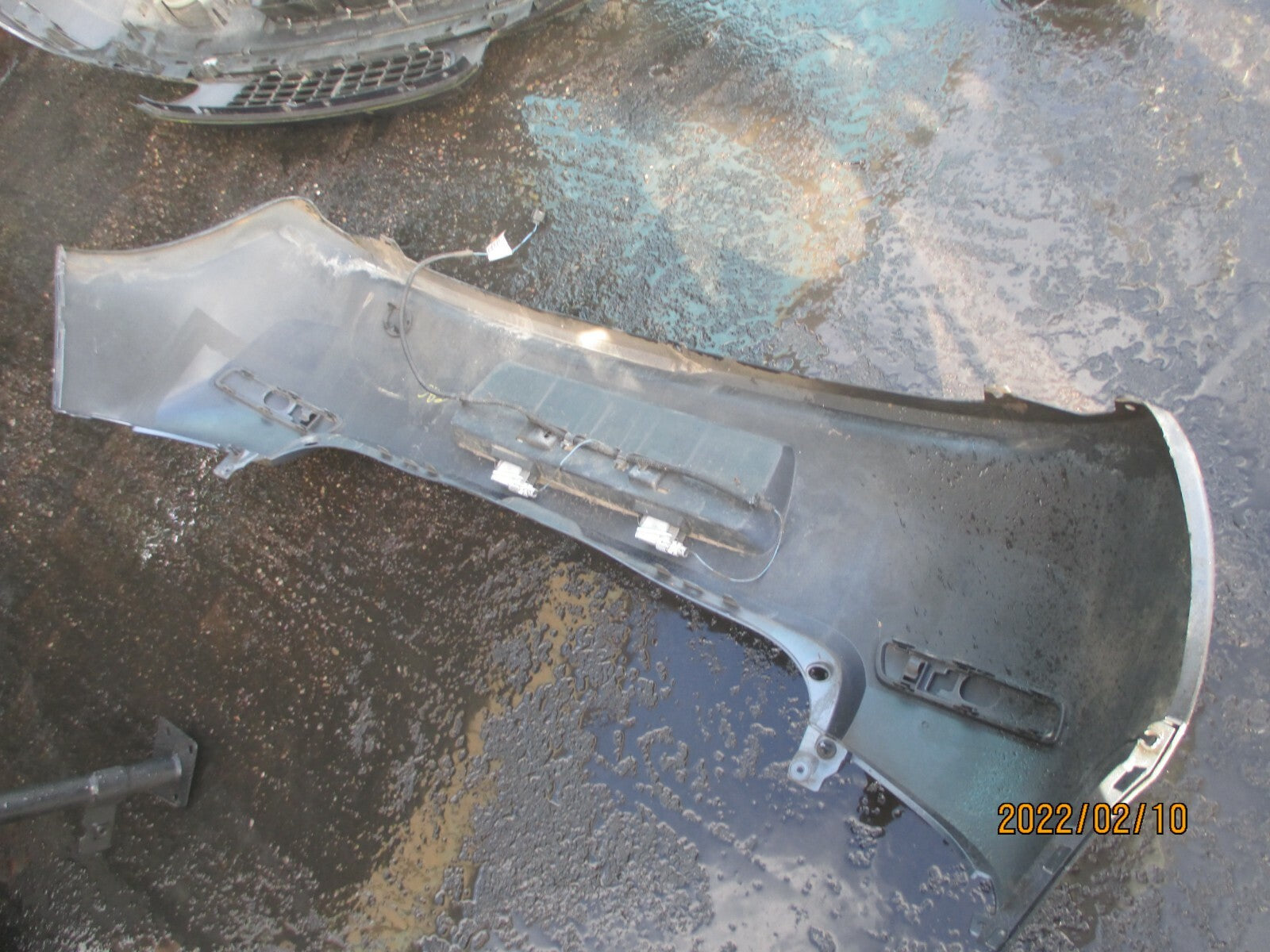 RENAULT CLIO MK3 2006 COMPLETE REAR BUMPER GREY