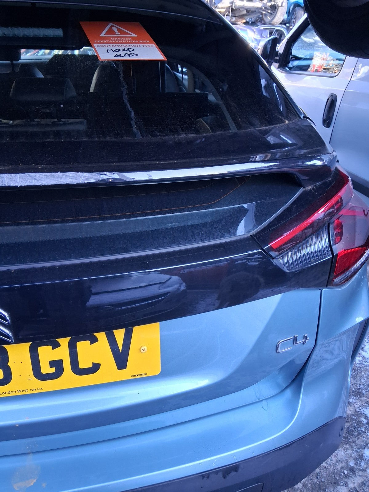 2023 CITROEN C4 MK3 REAR BARE TAILGATE BOOTLID OLBIA BLUE EQN