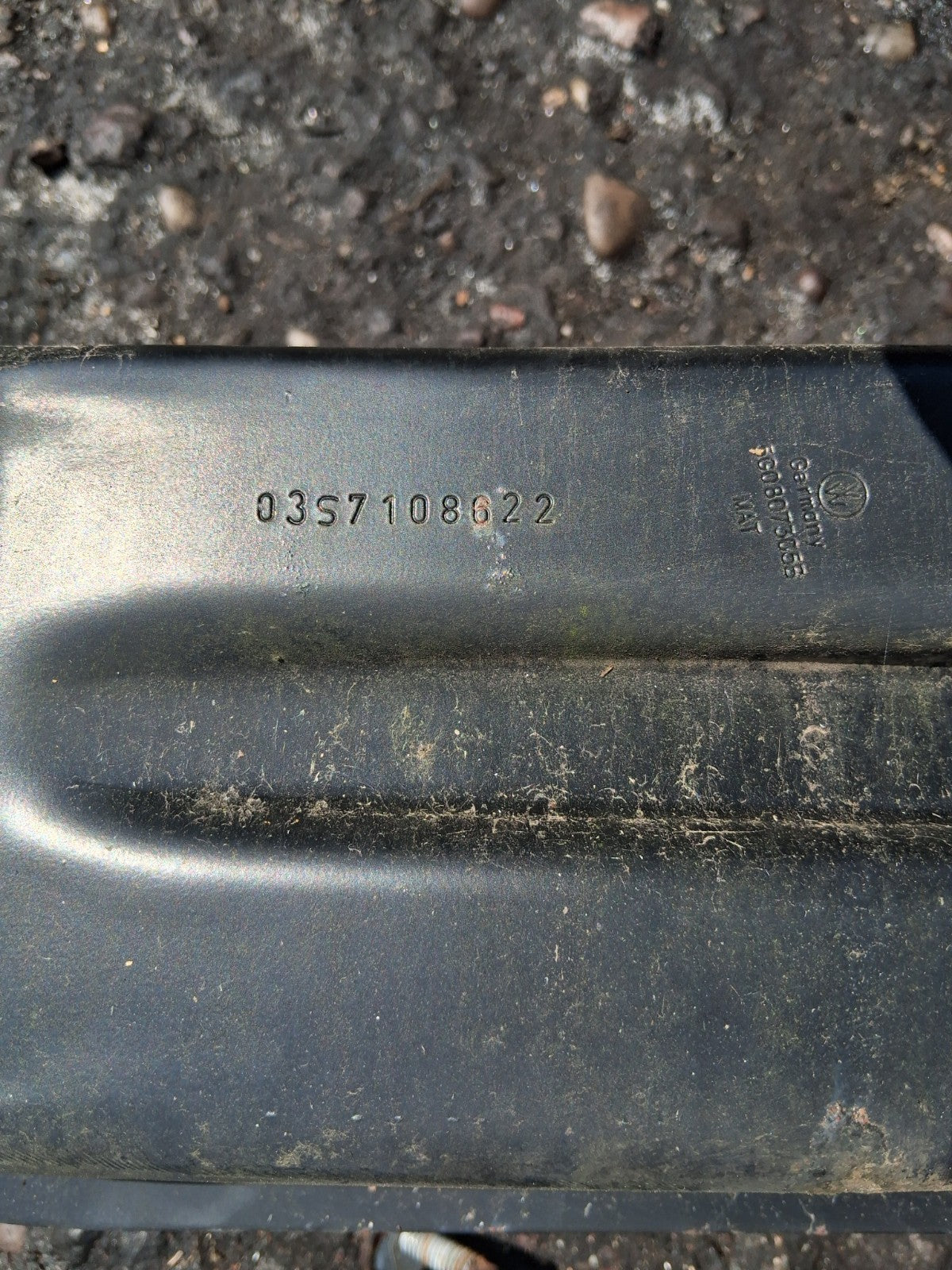 2013 VW VOLKSWAGEN GOLF MK7 REAR BUMPER CRASH BAR REINFOCEMENT BAR