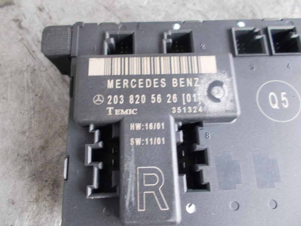 MERCEDES C CLASS W203 2001 OS/ DRIVER SIDE DOOR CONTROL MODULE 2038205626